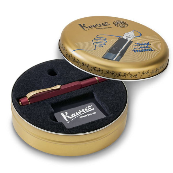 Kaweco Kolbenfüllhalter AL Sport Solo Bordeaux
