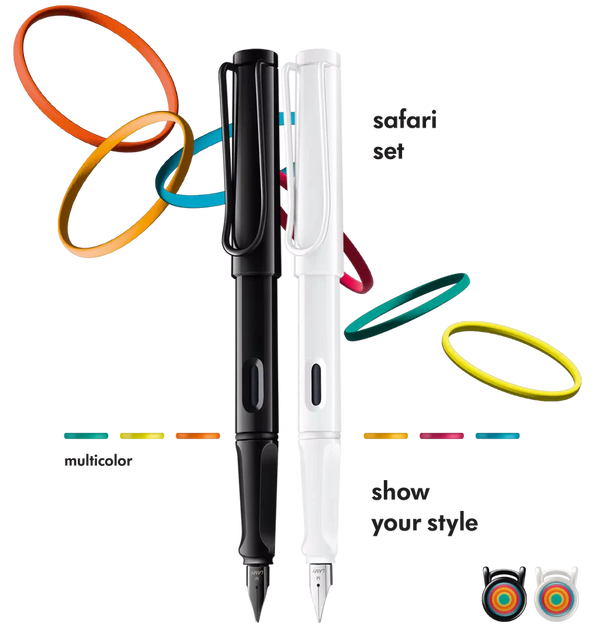 Lamy, Füller Safari, multicolor Set