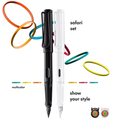Lamy, Füller Safari, multicolor Set
