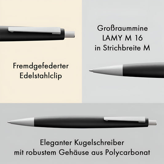 Lamy, 2000 Ballpoint Pen, Black