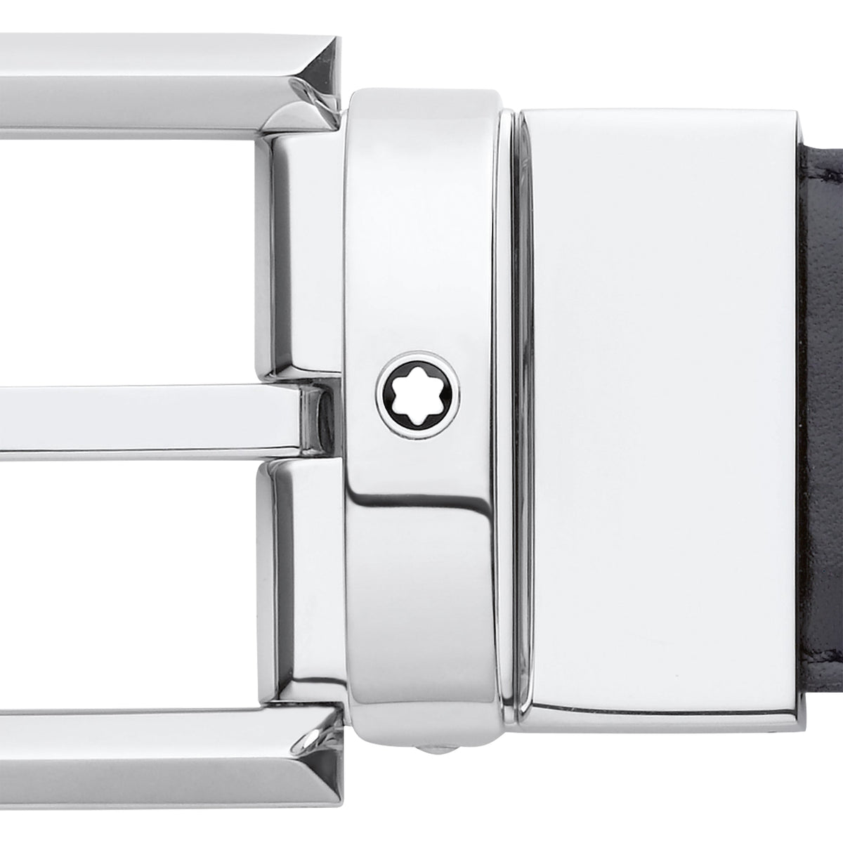 Montblanc Wendbarer Gürtel mit hufeisenförmiger Schließe 30 mm aus Leder – Ansicht 3