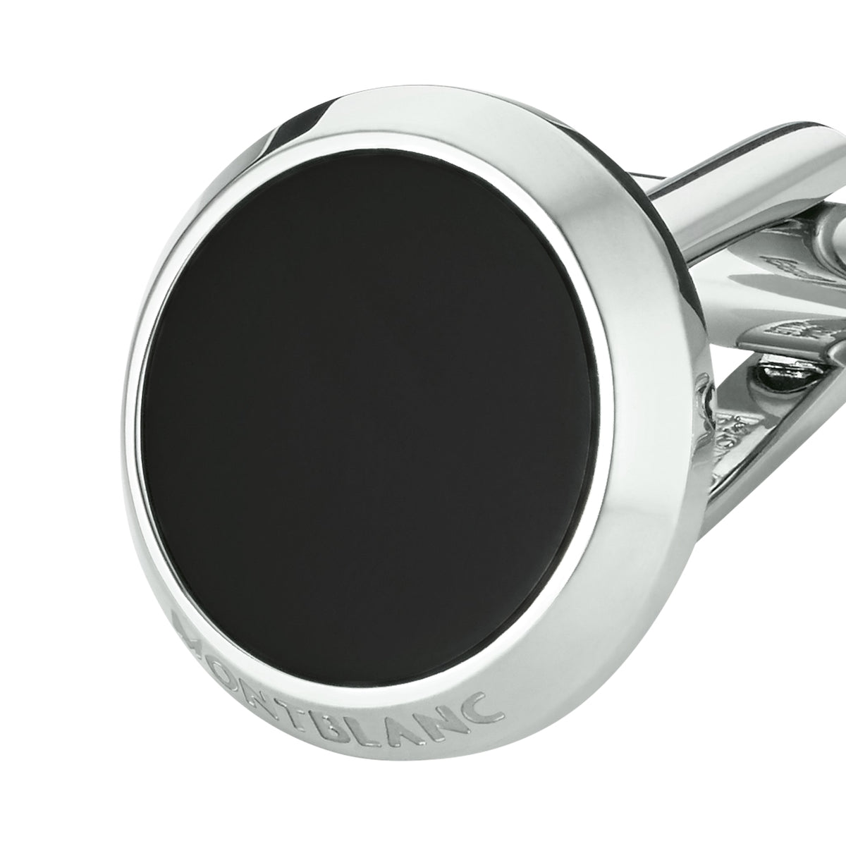 Montblanc Meisterstück Manschettenknöpfe mit Onyxintarsie (MB112896) – Ansicht 3