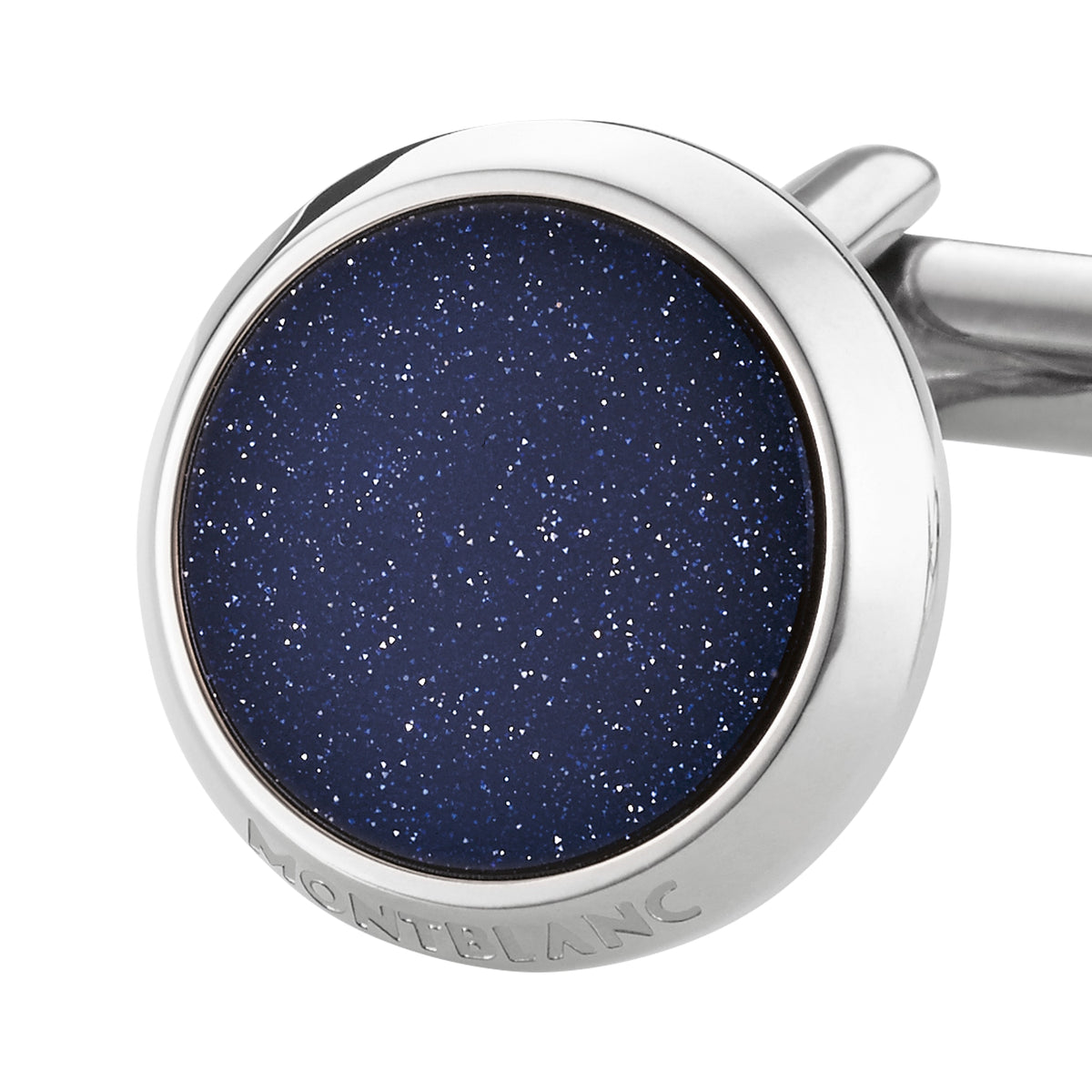 Montblanc Meisterstück Manschettenknöpfe mit blauer Aventurinintarsie (MB112906) – Ansicht 4