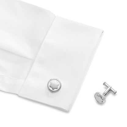 Montblanc Manschettenknöpfe Star mit Harzintarsie – Ansicht 2