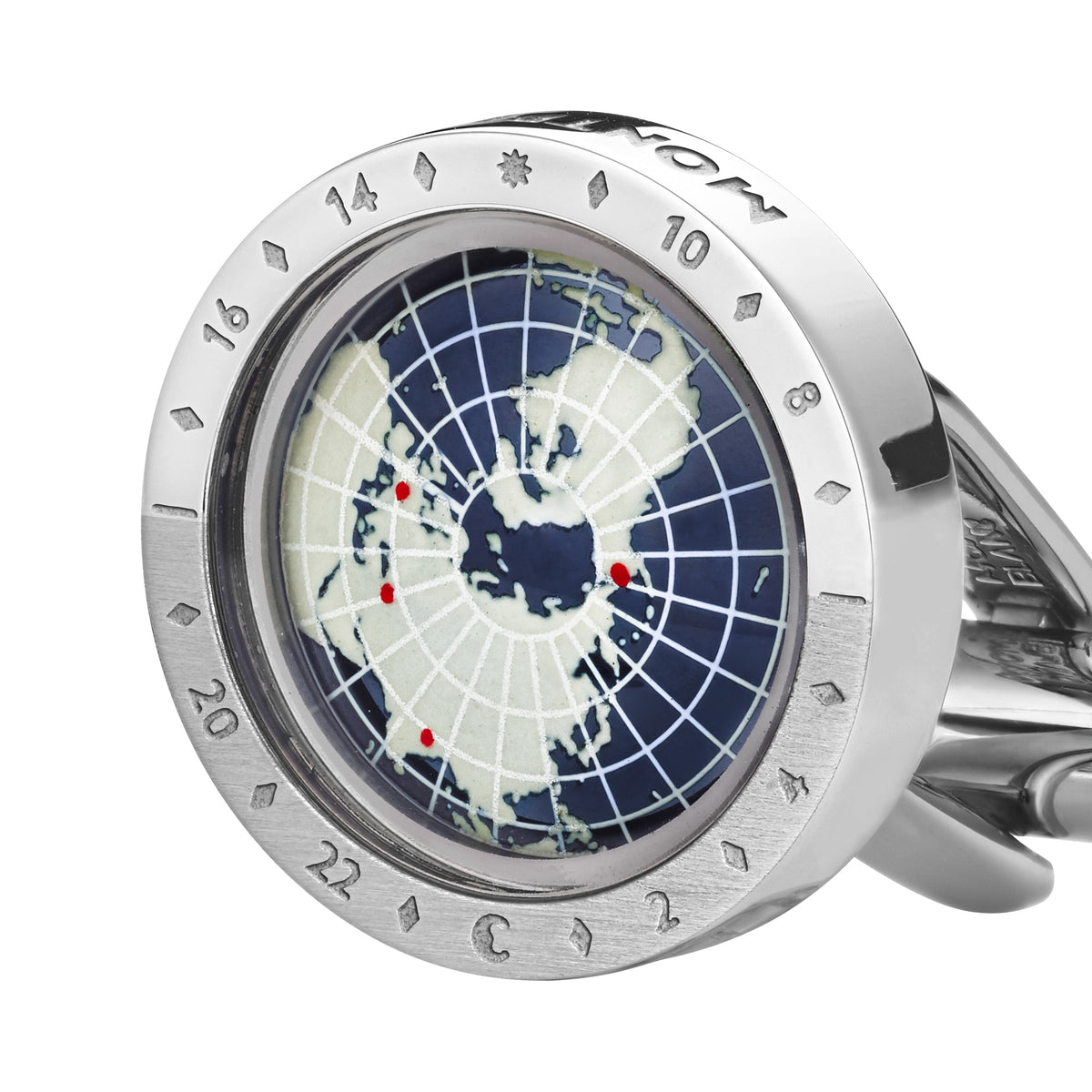 Montblanc 1858 Geosphere Manschettenknöpfe – Ansicht 3