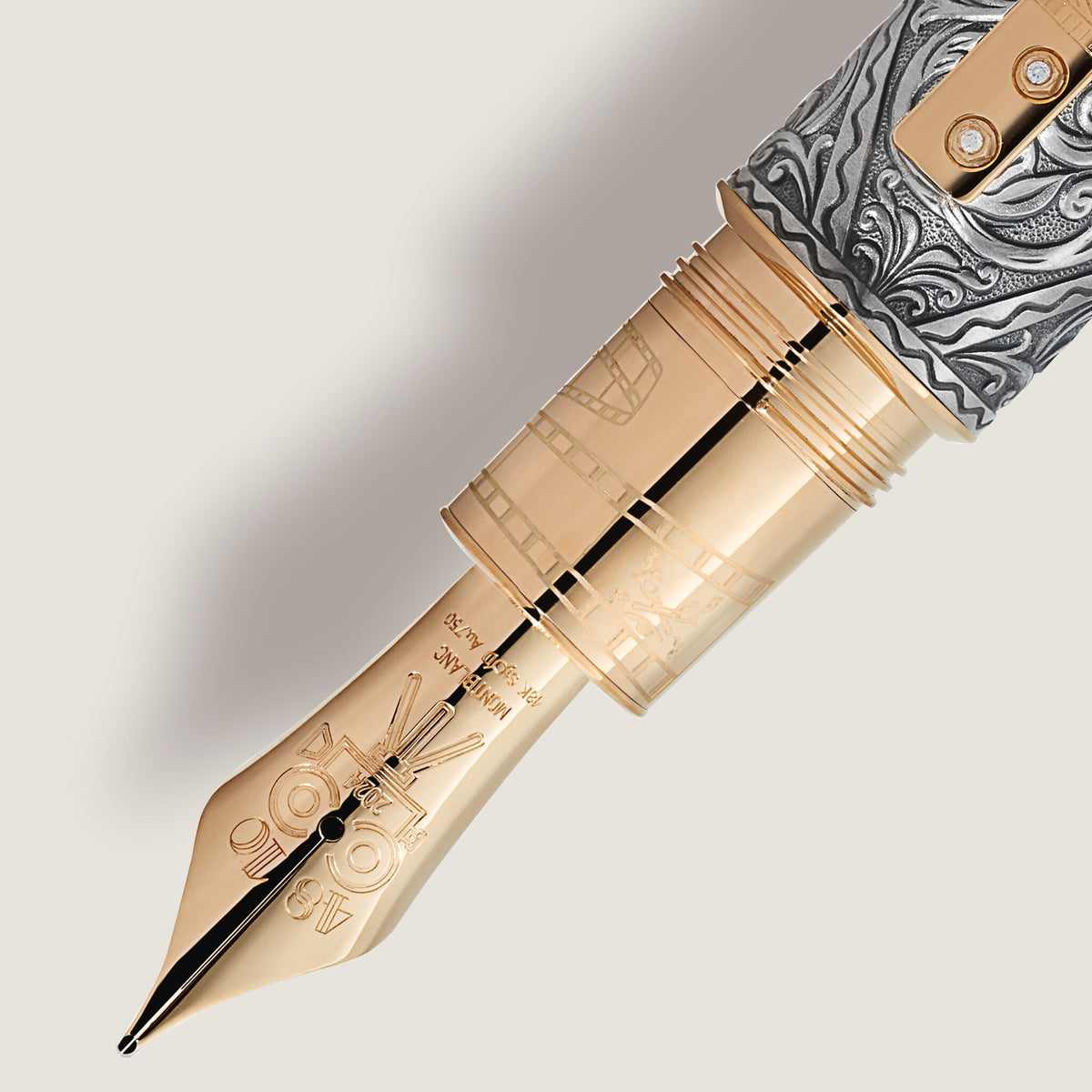 Montblanc Füllfederhalter Cinema Limited Edition 74 Western Perlmutt – Ansicht 2