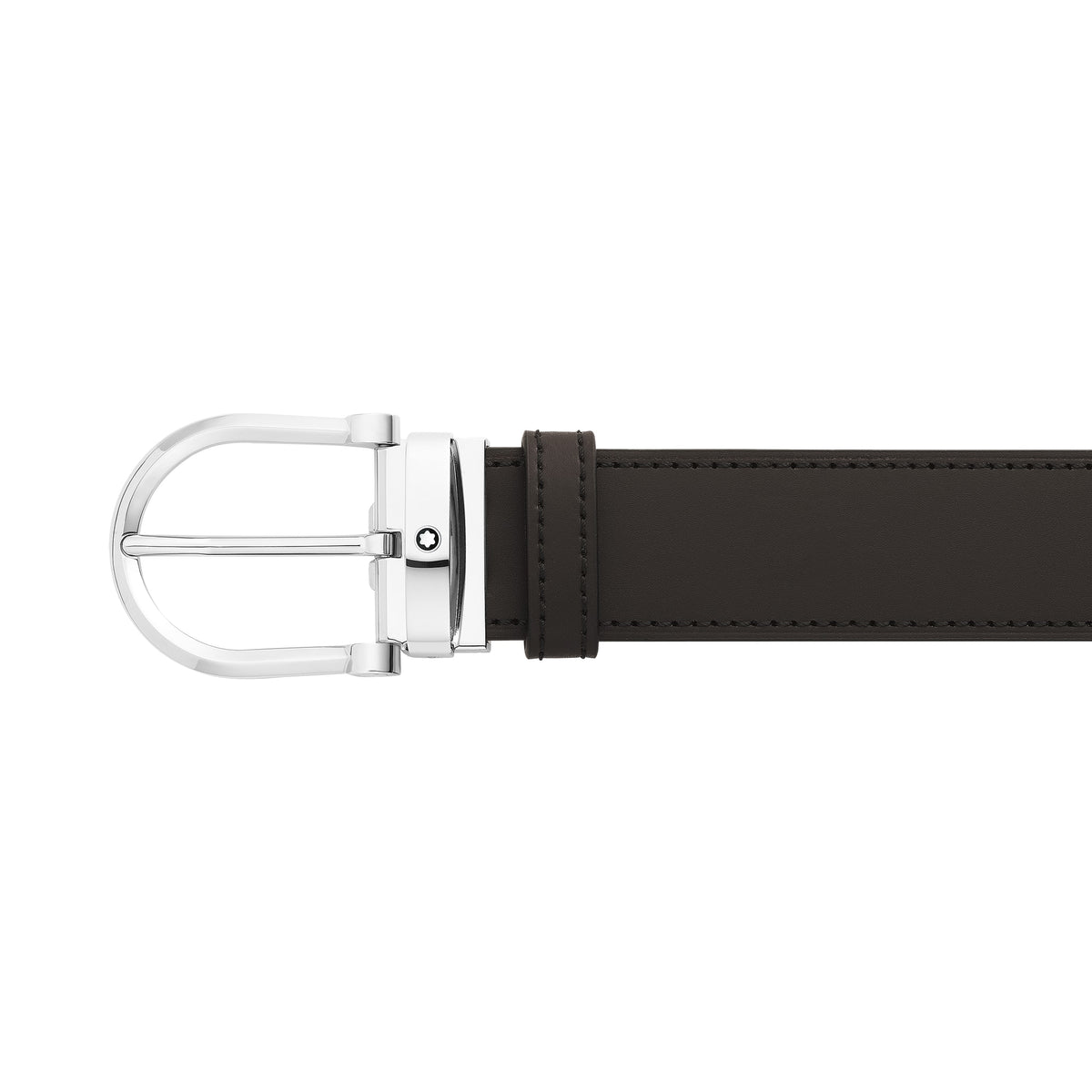 Montblanc Wendbarer Gürtel mit hufeisenförmiger Schließe 35 mm aus Leder – Ansicht 3