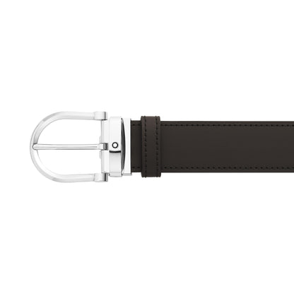 Montblanc Wendbarer Gürtel mit hufeisenförmiger Schließe 35 mm aus Leder – Ansicht 3