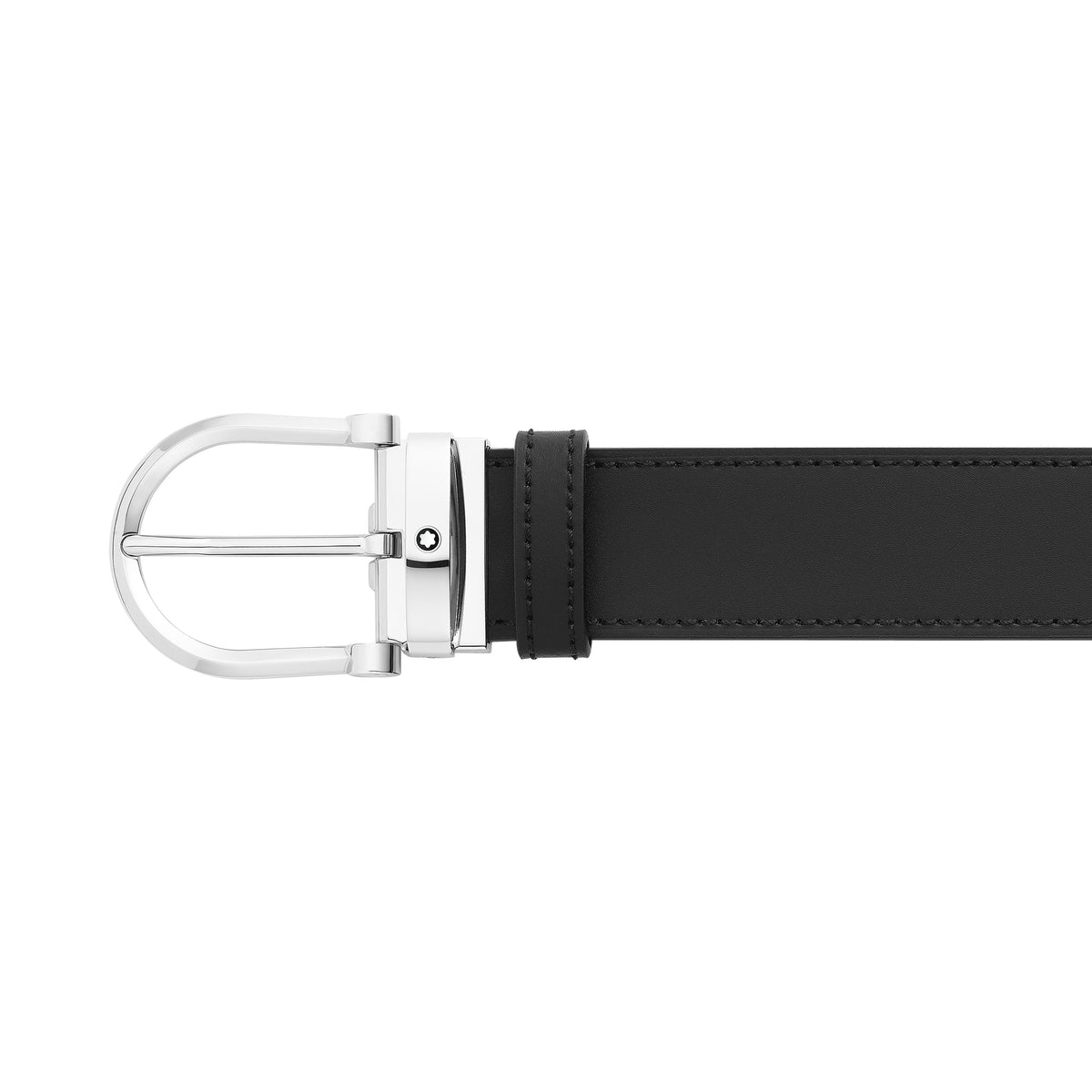 Montblanc Wendbarer Gürtel mit hufeisenförmiger Schließe 35 mm aus Leder – Ansicht 4