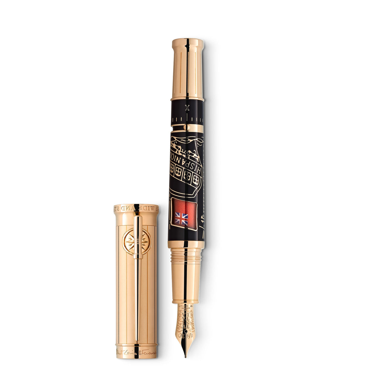 Montblanc Füllfederhalter Writers Edition Stevenson LE1883 Perlmutt – Ansicht 1