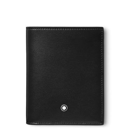 Montblanc Kompakte Brieftasche 6 cc aus Meisterstück Leder – Schwarz – Ansicht 1