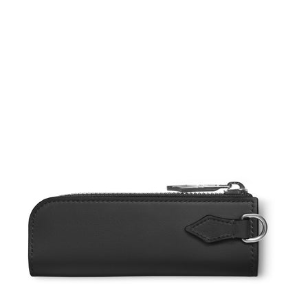 Montblanc Etui für 1 Heritage Rouge et Noir Baby Schreibgerät aus Meisterstück Leder – Schwarz – Ansicht 3