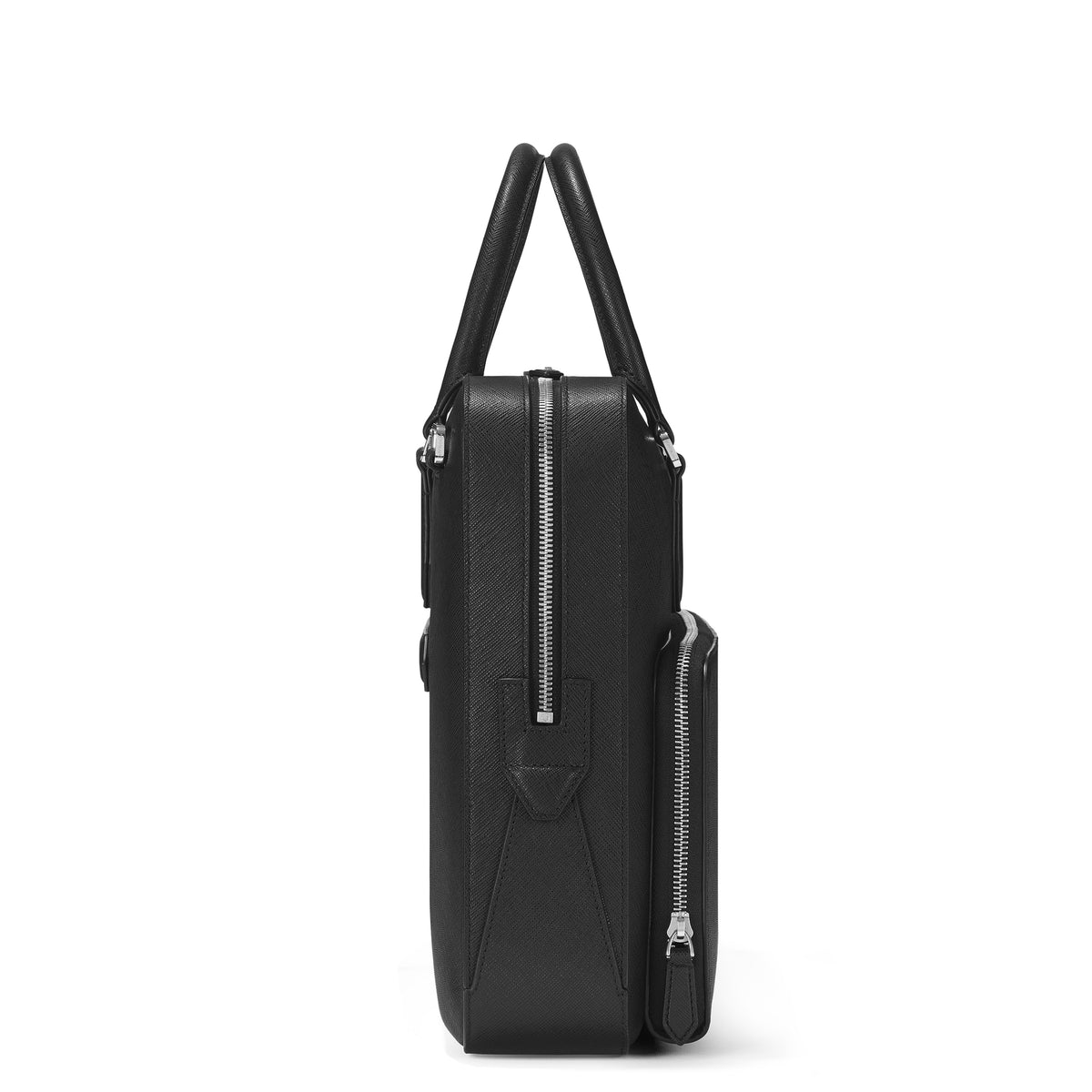 Montblanc Mittelgroße Schreibmappe mit Tasche aus Sartorial Leder – Schwarz – Ansicht 6