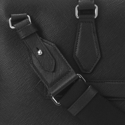 Montblanc Mittelgroße Schreibmappe mit Tasche aus Sartorial Leder – Schwarz – Ansicht 8
