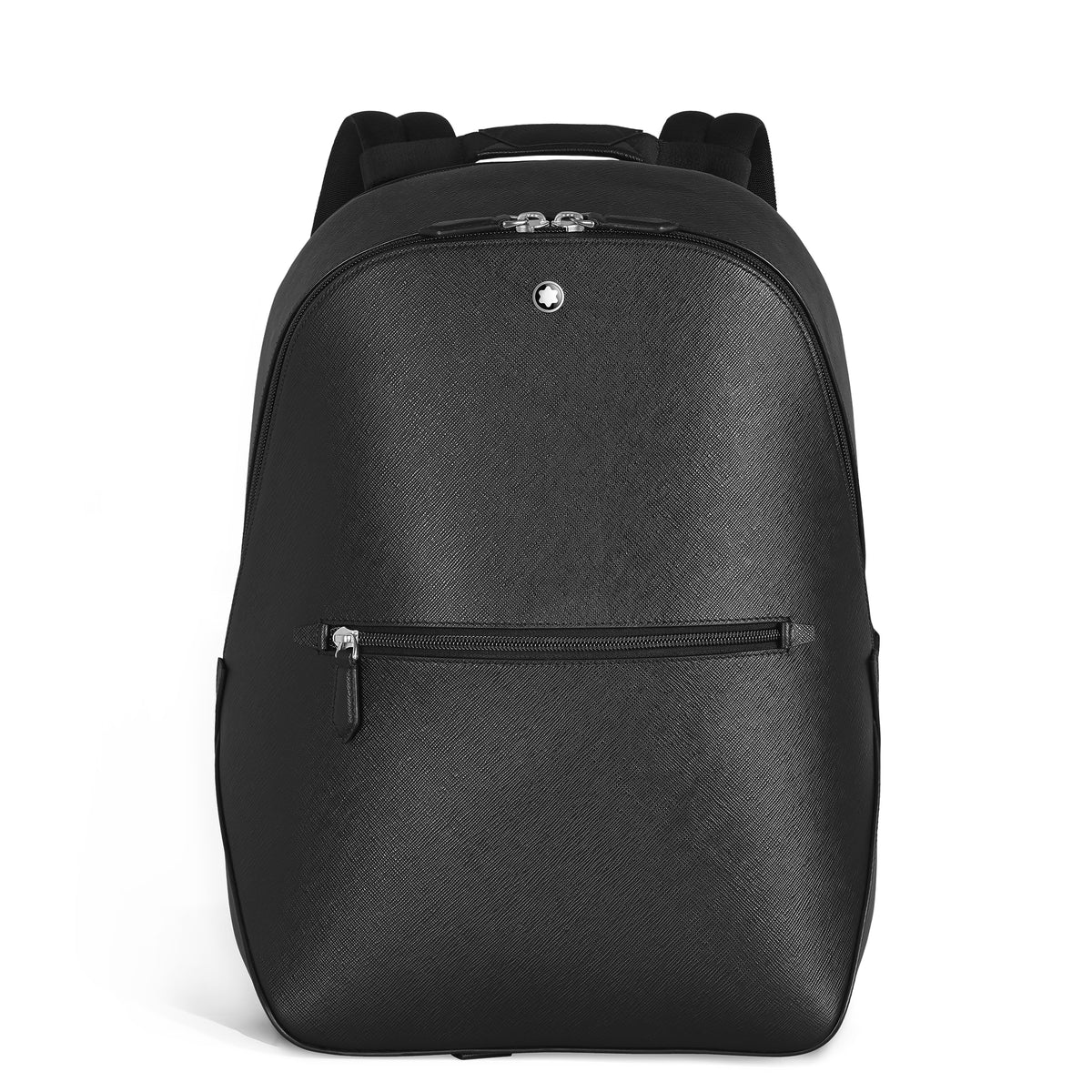 Montblanc Kleiner Rucksack aus Sartorial Leder – Schwarz – Ansicht 1