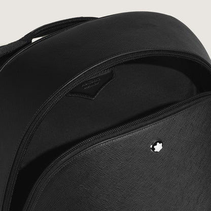 Montblanc Kleiner Rucksack aus Sartorial Leder – Schwarz – Ansicht 6