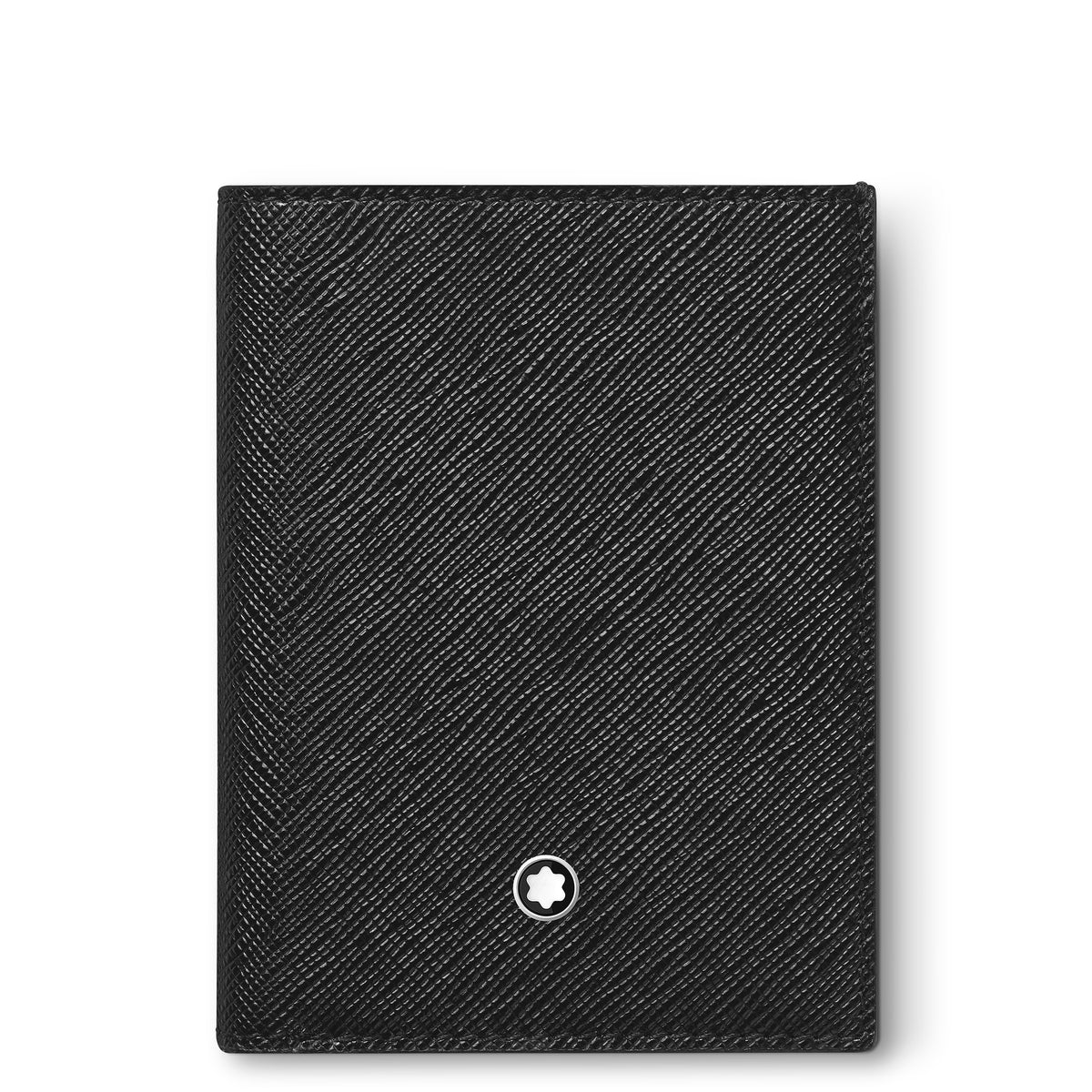 Montblanc Mini Brieftasche 4 cc aus Sartorial Leder – Schwarz – Ansicht 1
