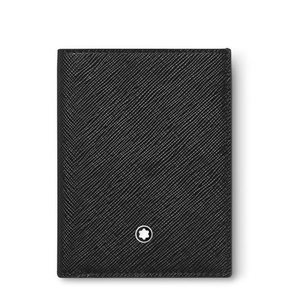 Montblanc Mini Brieftasche 4 cc aus Sartorial Leder – Schwarz – Ansicht 1
