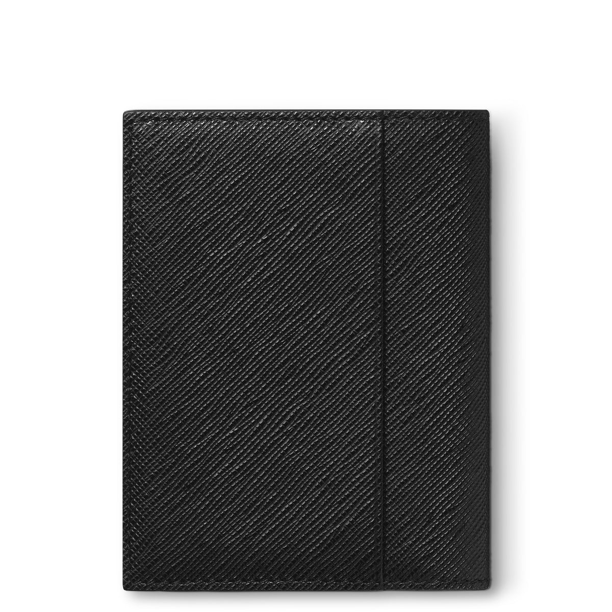 Montblanc Kartenetui 4 cc aus Sartorial Leder – Schwarz – Ansicht 3