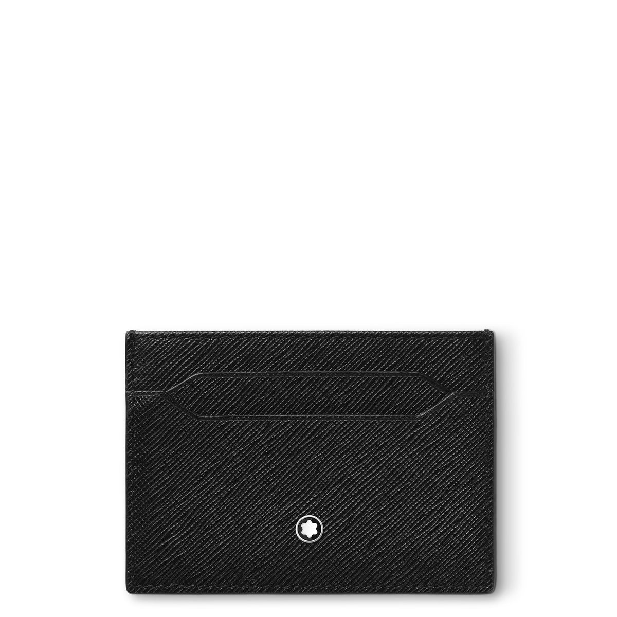 Montblanc Kartenetui 5 cc aus Sartorial Leder – Schwarz – Ansicht 1