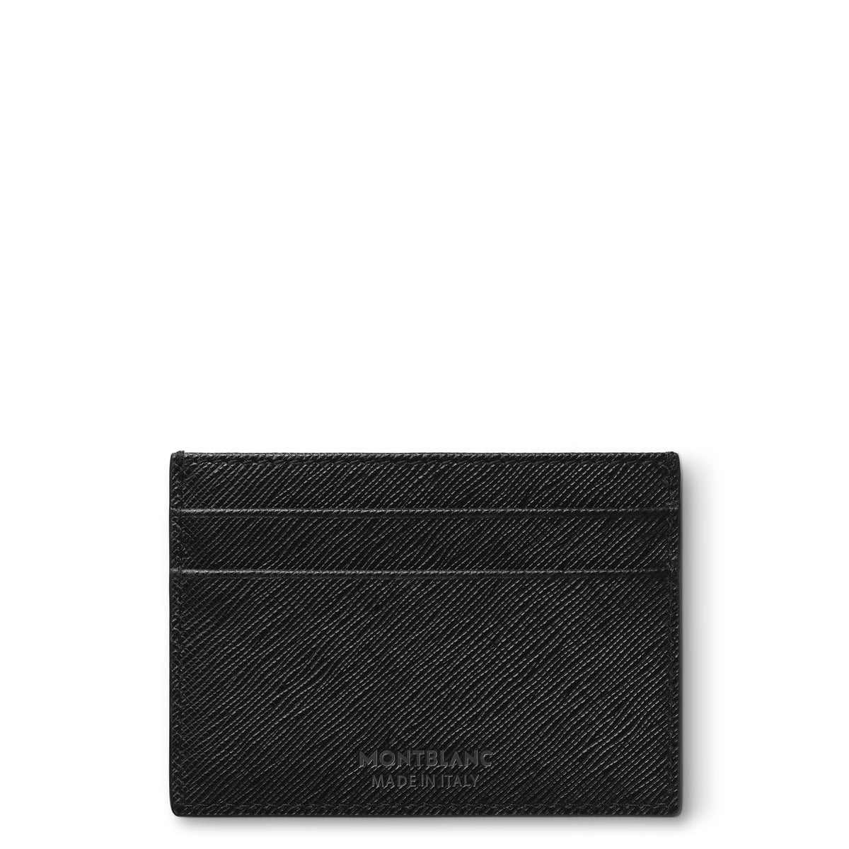 Montblanc Kartenetui 5 cc aus Sartorial Leder – Schwarz – Ansicht 3