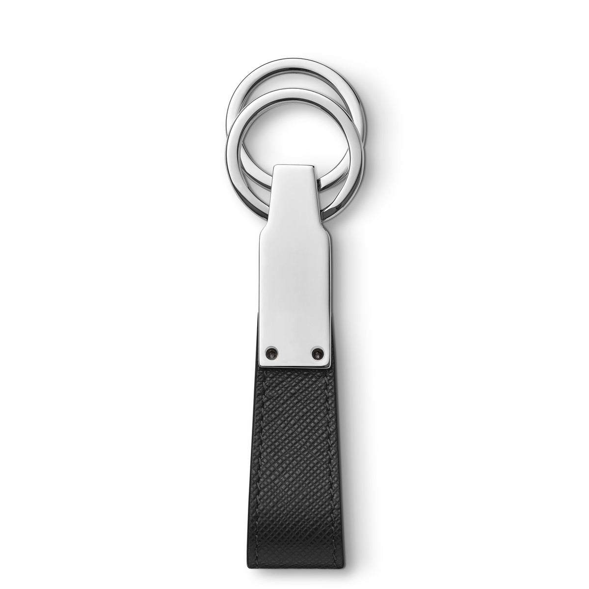 Montblanc Schlüsselanhänger mit Schlaufe aus Sartorial Leder – Schwarz – Ansicht 3