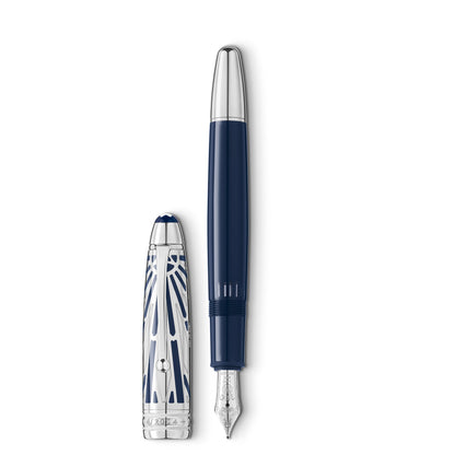 Montblanc Füllfederhalter 146 Meisterstück The Origin Doué Blue – Ansicht 1