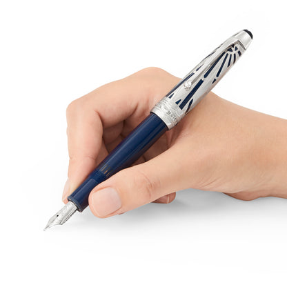 Montblanc Füllfederhalter 146 Meisterstück The Origin Doué Blue – Ansicht 2