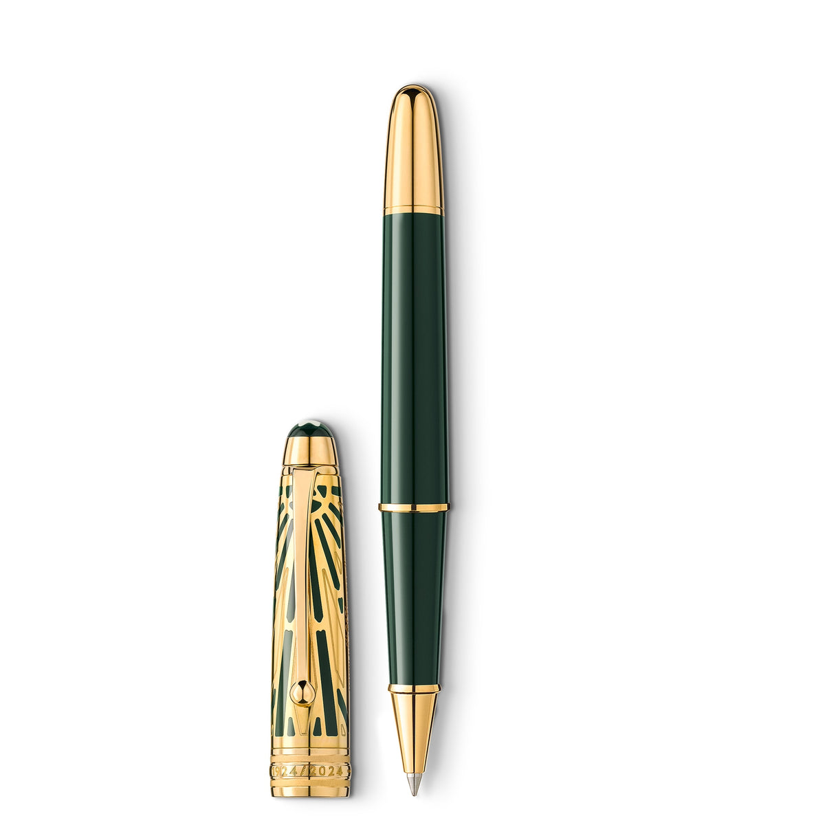 Montblanc Tintenroller 163 Meisterstück The Origin Doué Green – Ansicht 1