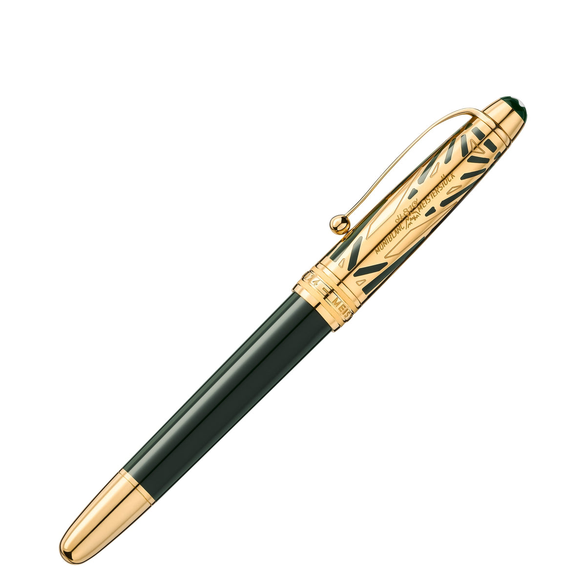 Montblanc Tintenroller 163 Meisterstück The Origin Doué Green – Ansicht 4