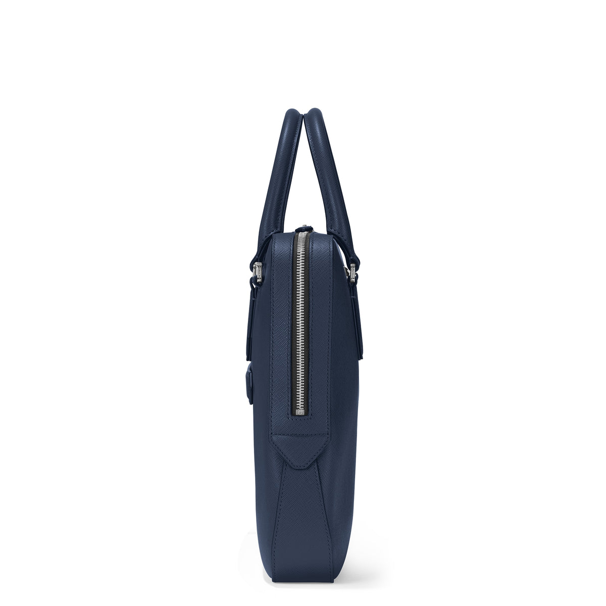 Montblanc Flache Schreibmappe aus Sartorial Leder – Tintenblau – Ansicht 5