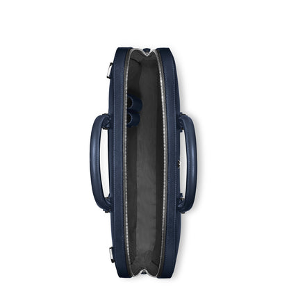 Montblanc Flache Schreibmappe aus Sartorial Leder – Tintenblau – Ansicht 6
