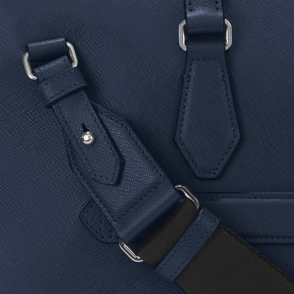 Montblanc Flache Schreibmappe aus Sartorial Leder – Tintenblau – Ansicht 7