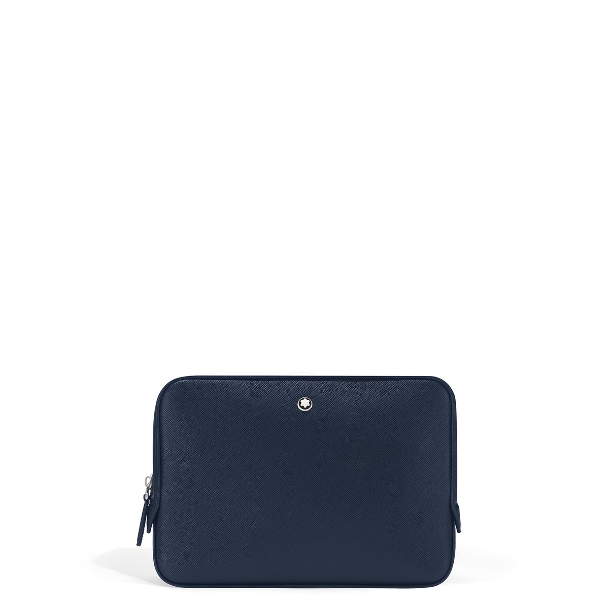 Montblanc Kleine Umhängetasche aus Sartorial Leder – Tintenblau – Ansicht 1