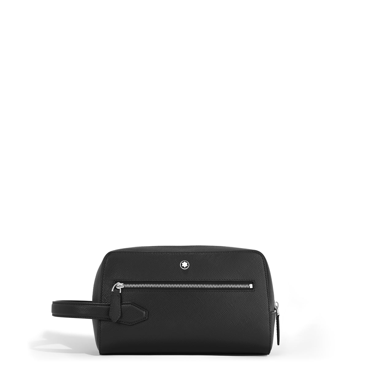 Montblanc Kosmetik Clutch aus Sartorial Leder – Schwarz – Ansicht 1