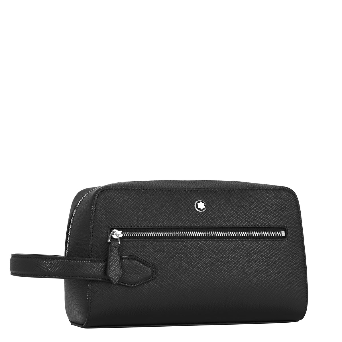 Montblanc Kosmetik Clutch aus Sartorial Leder – Schwarz – Ansicht 3