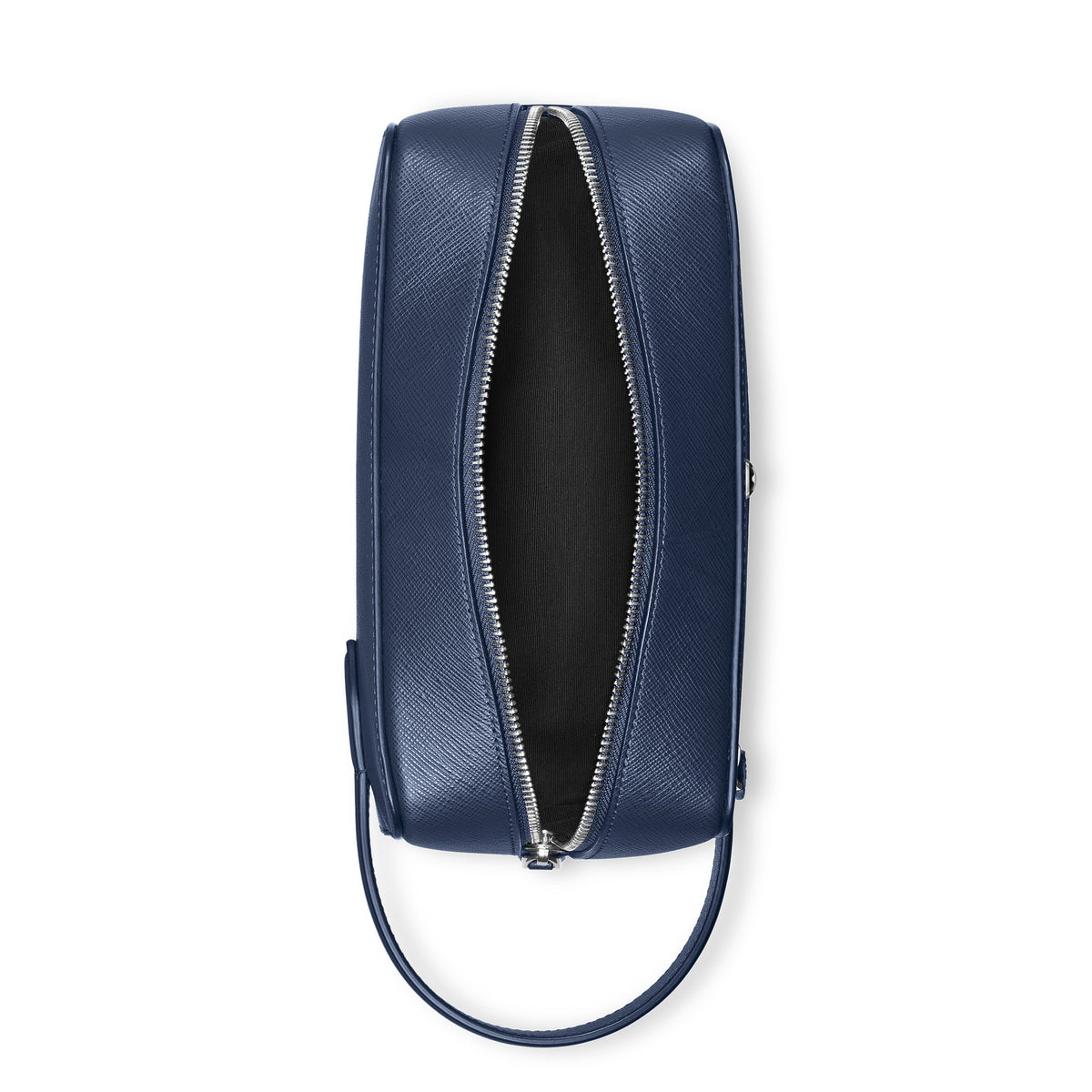 Montblanc Kosmetik Clutch aus Sartorial Leder – Tintenblau – Ansicht 6