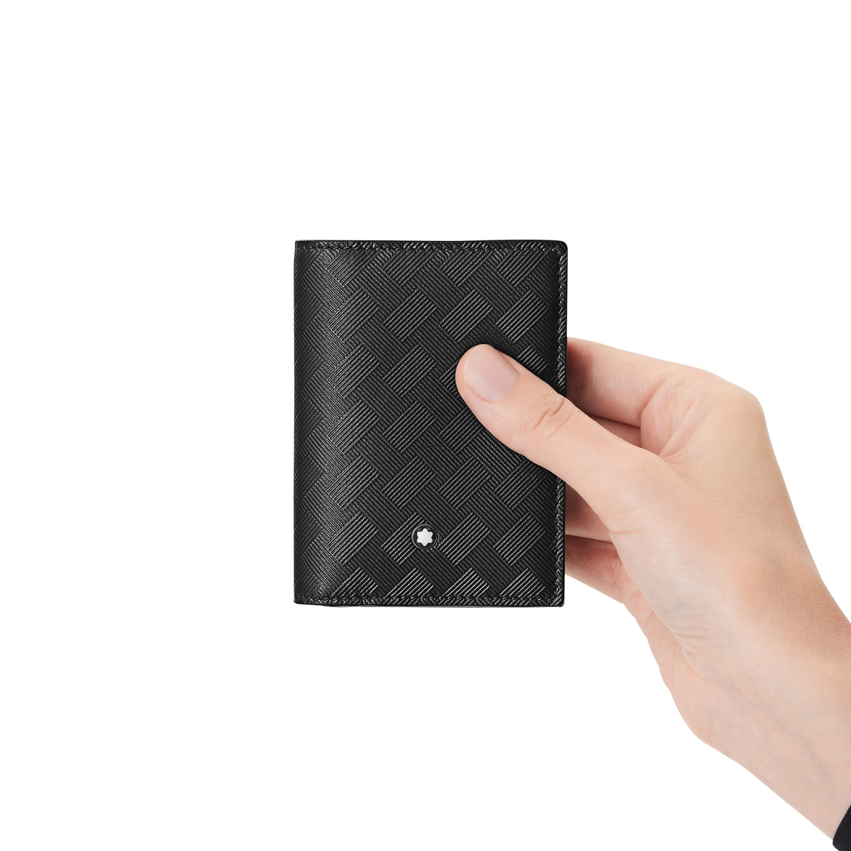 Montblanc Kartenetui 4 cc aus Extreme Leder – Schwarz – Ansicht 2