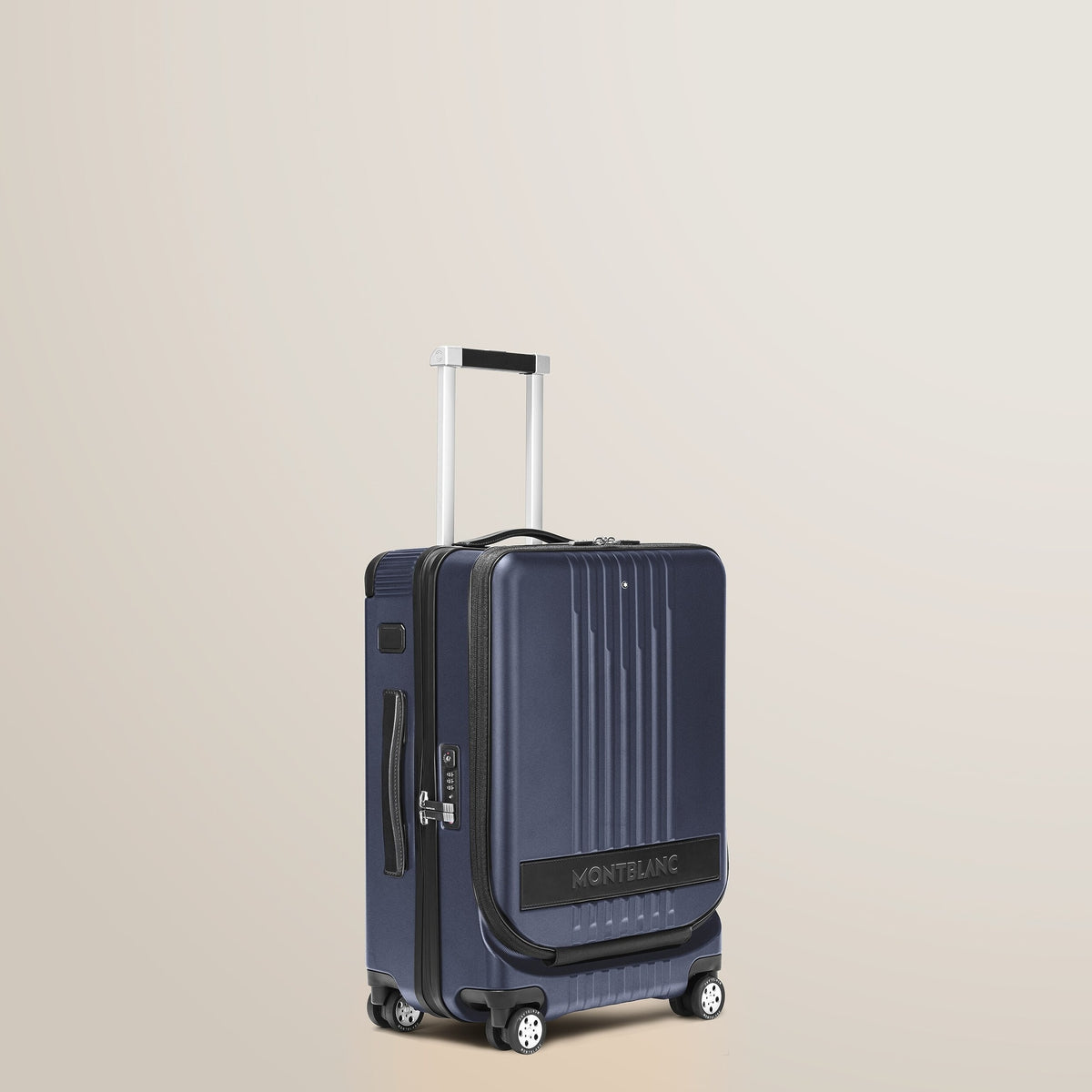 Montblanc MY4810 Kabinenkoffer mit Vordertasche – Blau – Ansicht 3