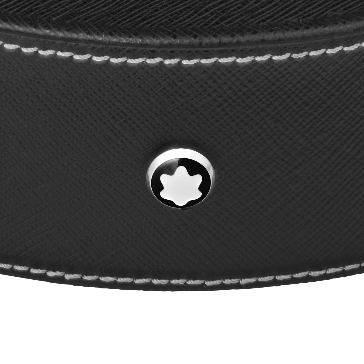 Montblanc Große runde Schreibtischablage aus Sartorial Leder – Ansicht 3