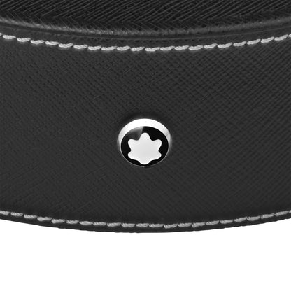 Montblanc Große runde Schreibtischablage aus Sartorial Leder – Ansicht 3