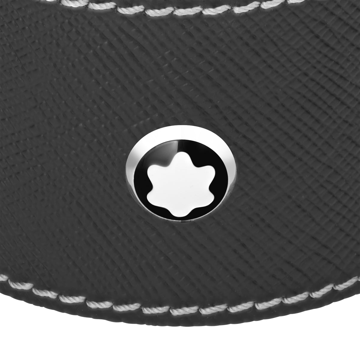 Montblanc Kleine runde Schreibtischablage aus Sartorial Leder – Ansicht 3