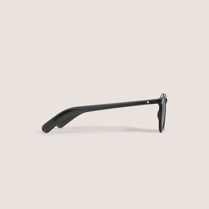 Montblanc Runde Sonnenbrille mit schwarzem Spritzgussrahmen (MB134460) – Ansicht 2