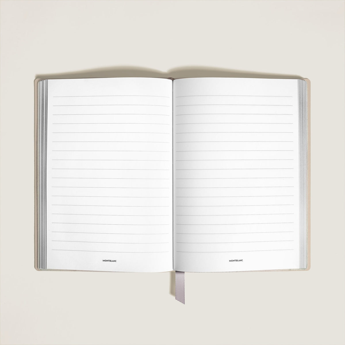 Montblanc Mittelgroßes Notizbuch aus Sartorial Leder Linierte Seiten (MB134783) – Ansicht 2