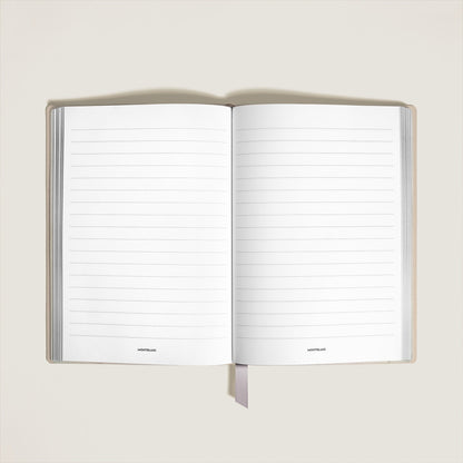 Montblanc Mittelgroßes Notizbuch aus Sartorial Leder Linierte Seiten (MB134783) – Ansicht 2