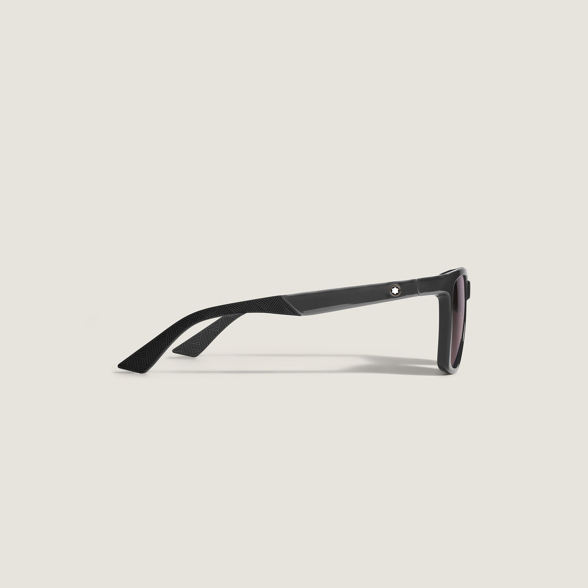 Montblanc Quadratische Sonnenbrille mit schwarzem Spritzgussrahmen – Ansicht 2