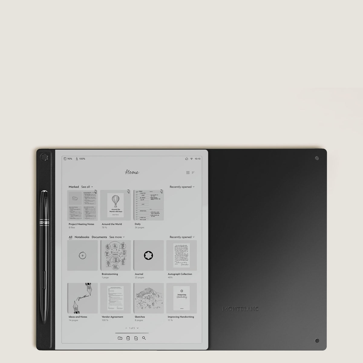 Montblanc Digital Paper in Mystery Black – Ansicht 6