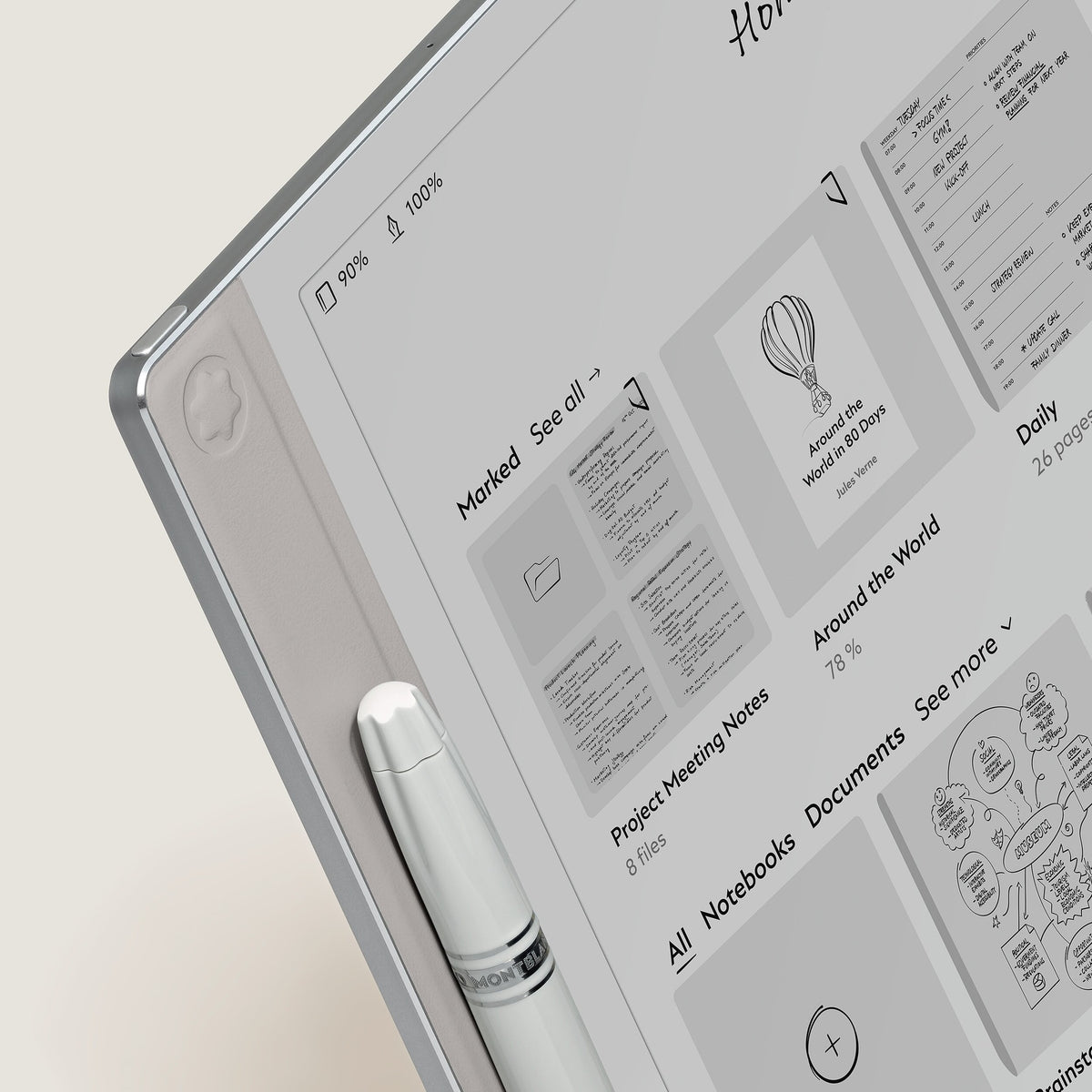 Montblanc Digital Paper in Cool Grey – Ansicht 4