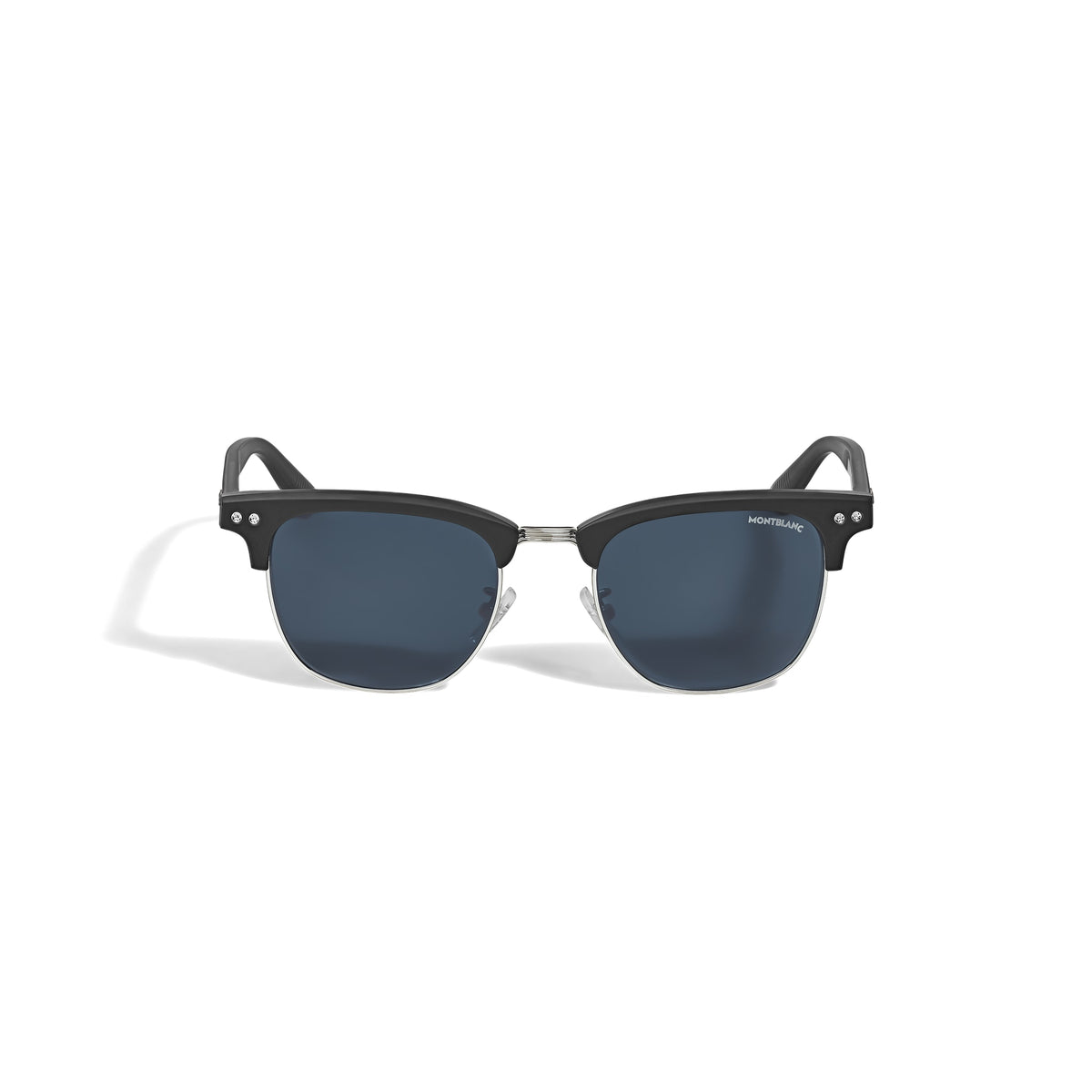 Montblanc Quadratische Sonnenbrille mit schwarzem Acetatrahmen (MB135573) – Ansicht 1
