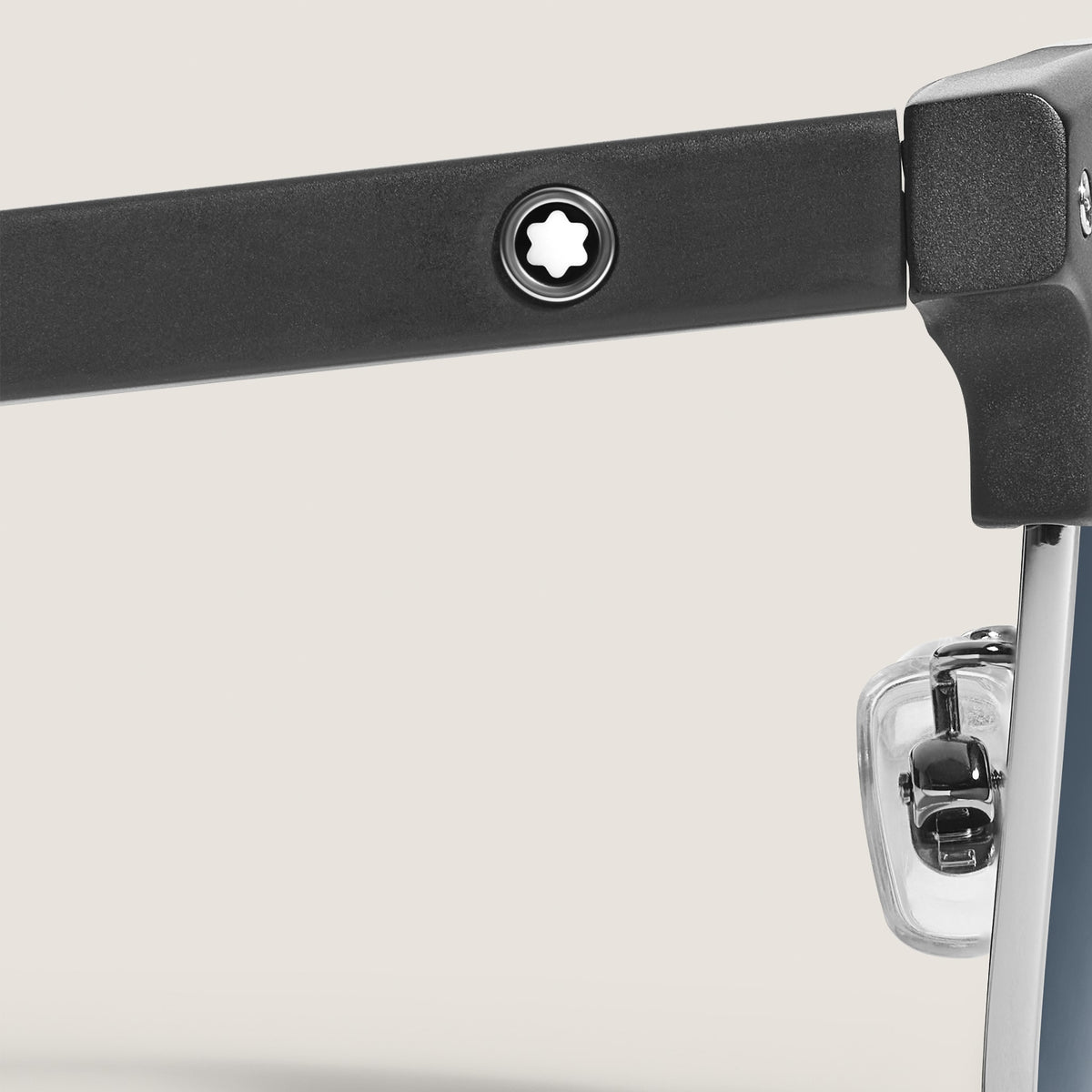 Montblanc Quadratische Sonnenbrille mit schwarzem Acetatrahmen (MB135573) – Ansicht 3